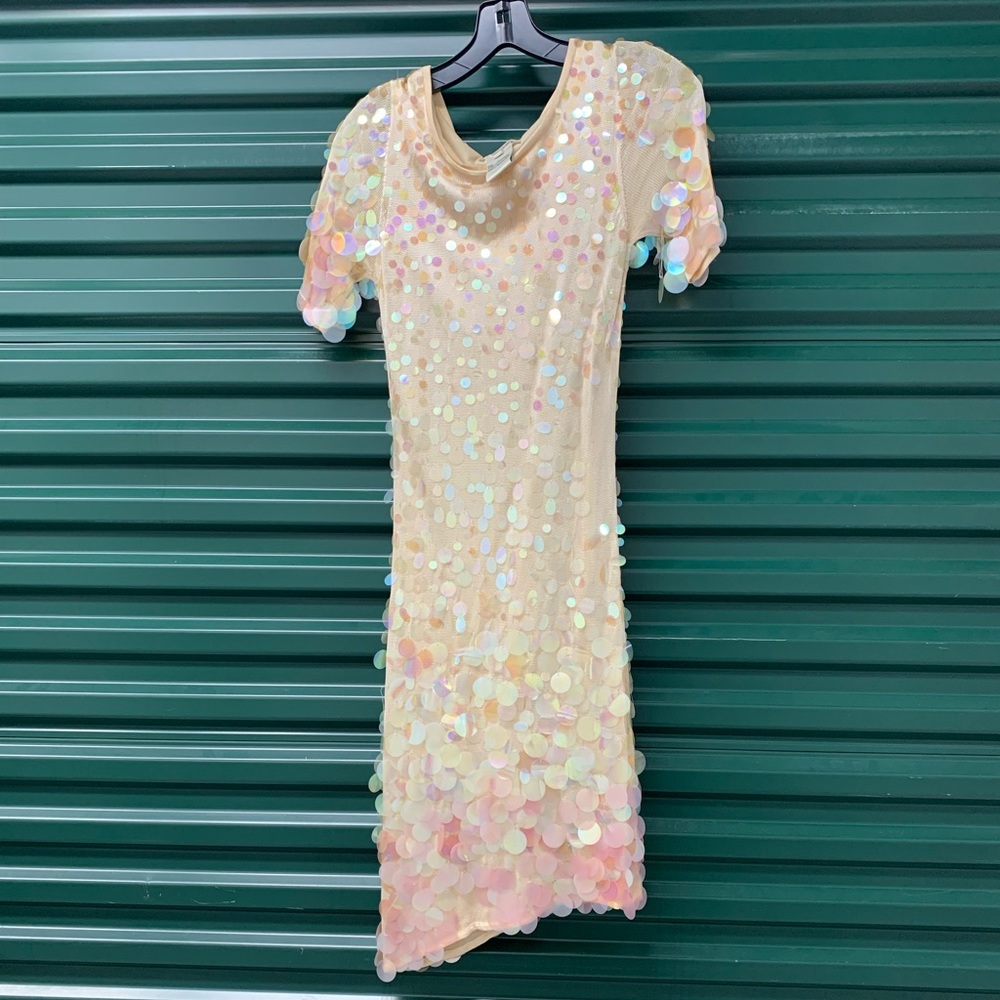 Mugler, mermaid pailletés dress